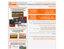 Tablet Screenshot of candointeractive.com